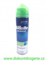 Gillette Series Sensitive Skin gel na holen pro citlivou ple 200 ml