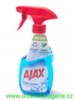 Ajax Triple Action prostedek na okna 500 ml