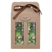Bohemia Herbs - kosmetika kokos - drkov balen - sprchov gel + vlasov ampon