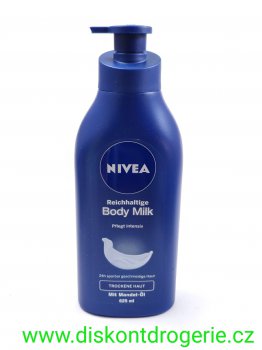 Nivea Body Milk vivn tlov mlko velmi such pokoka 625ml XXL