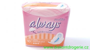 Always Ultra Sensitiv Normal Plus 10ks