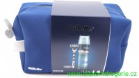 Gillette mach3 strojek + 2 nhradn hlavice + gel 200 ml + drkov etuje