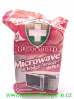Green Shield Microwave & Fridge vlhen ubrousky na mikrovlnn trouby 50 ks