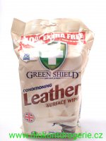 Green Shield Conditioning Leather vlhen ubrousky na ki 50 ks