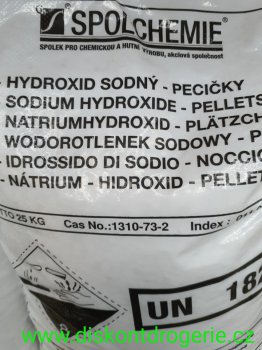 HYDROXID SODN 25KG  99% PECIKY SPOLCHEMIE