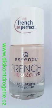 ESSENCE LAK NA NEHTY  french manicure 02