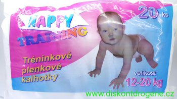 PLENKY NAPPY TRAINING 12-20KG Odnauovac 20ks