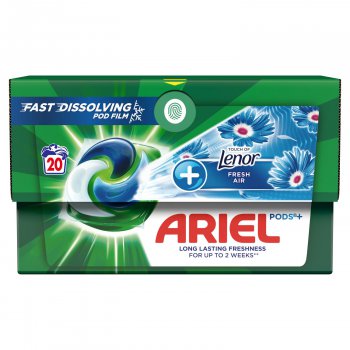 Ariel kapsle pran uni touch of lenor 20 ks