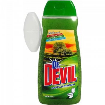 Dr. Devil WC gel Apple 3v1 s kokem 400 ml