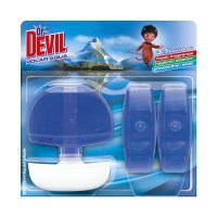 Dr. Devil 3v1 Polar Aqua tekut WC blok, koek + npl 3 55 ml