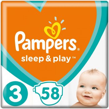 Pampers Sleep&play 3 58 ks