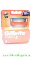 Gillette Fusion nhradn hlavice 4 ks