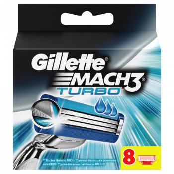 Gillette mach3 Turbo 8 hlavice