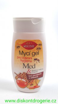 Bione Cosmetics Med a kyselina mln myc gel pro intimn hygienu 260ML