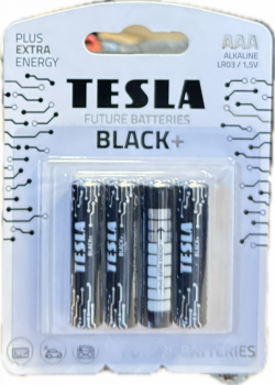 Baterie tesla lr03 aaa 4ks black