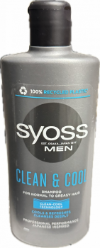 Syoss ampon Men - pro mue clean & cool 440 ml