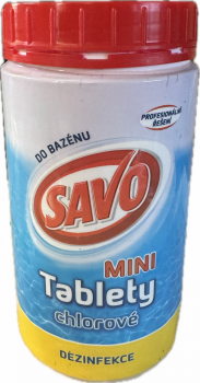 Savo chlorov tablety mini 0,9kg