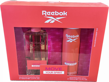 Reebok Move Your Spirit  for woman EDT 100ml + sprej 150 ml drkov kazeta