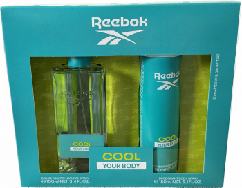 Reebok your body edt 100 ml + deodorant body spray 150 ml