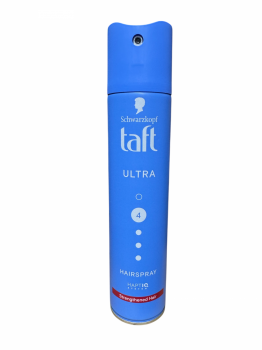 Taft lak na vlasy Modr  tuivost slo 4 s argininem 250 ml